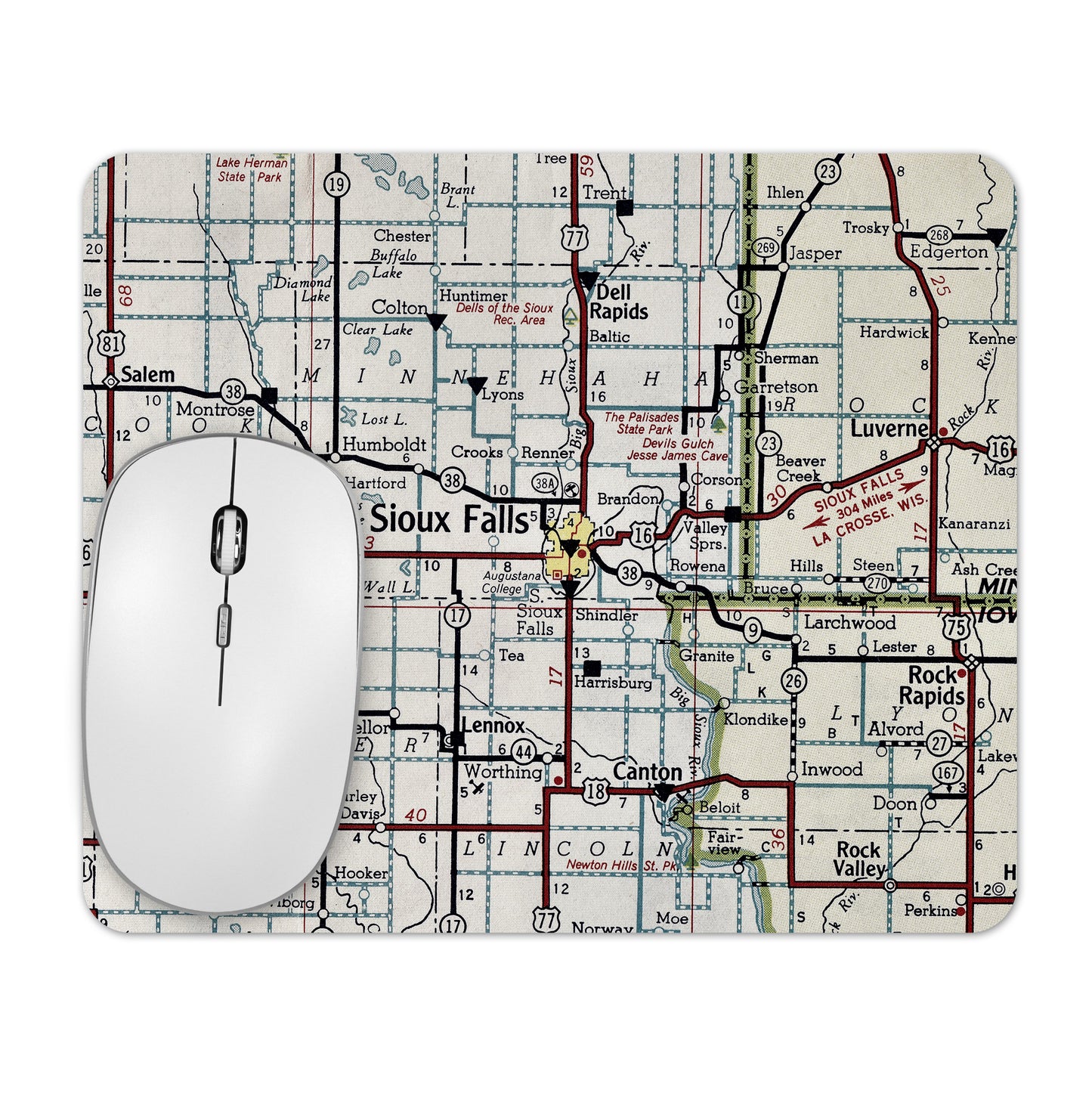 Sioux Falls South Dakota mousepad
