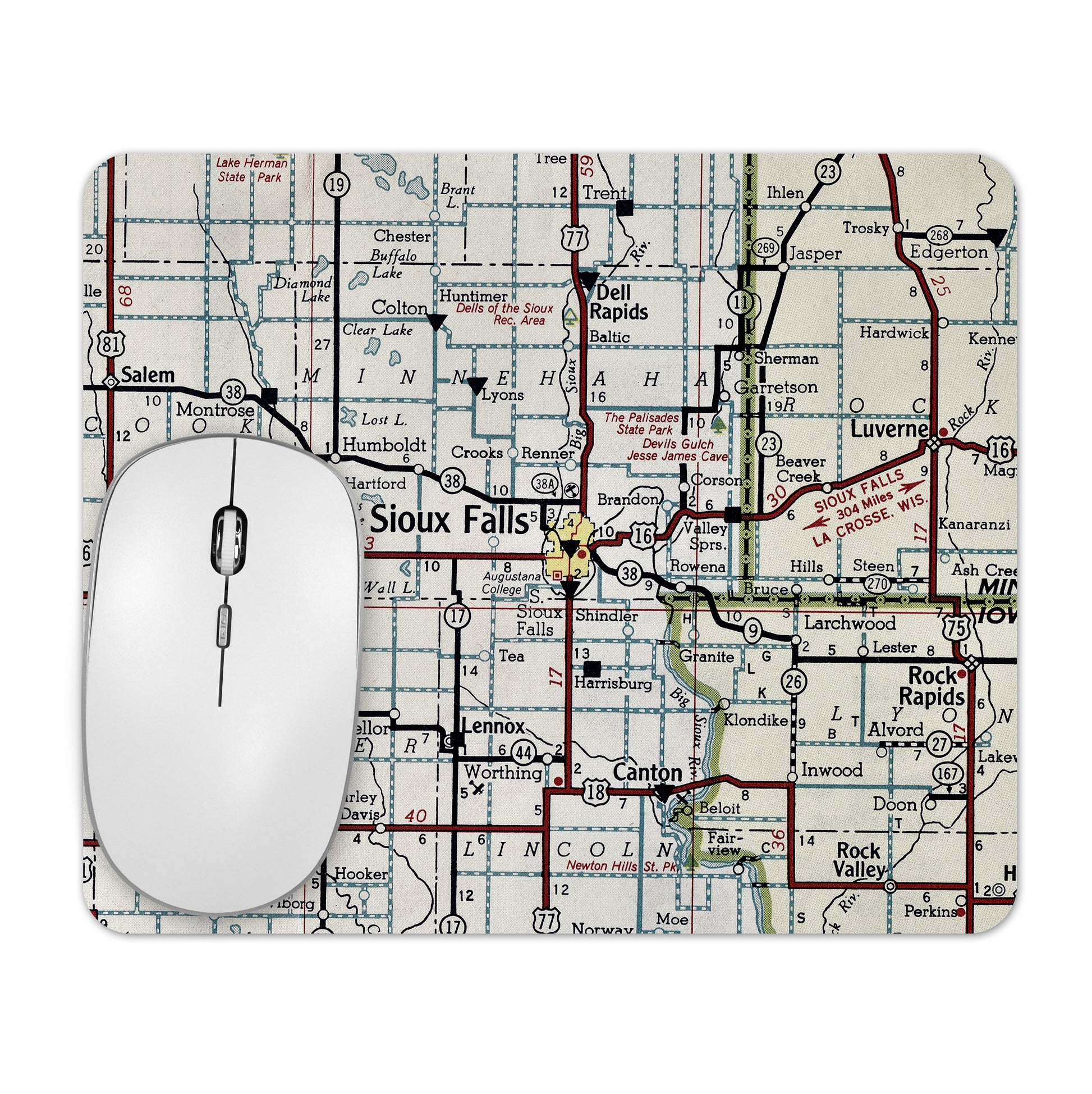 Sioux Falls South Dakota mousepad