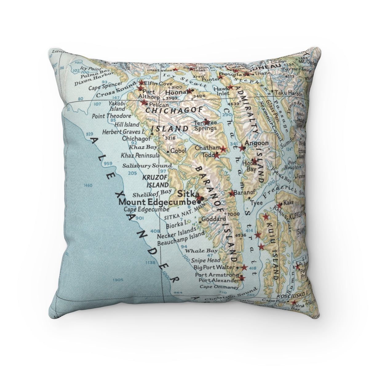 Sitka Alaska pillow
