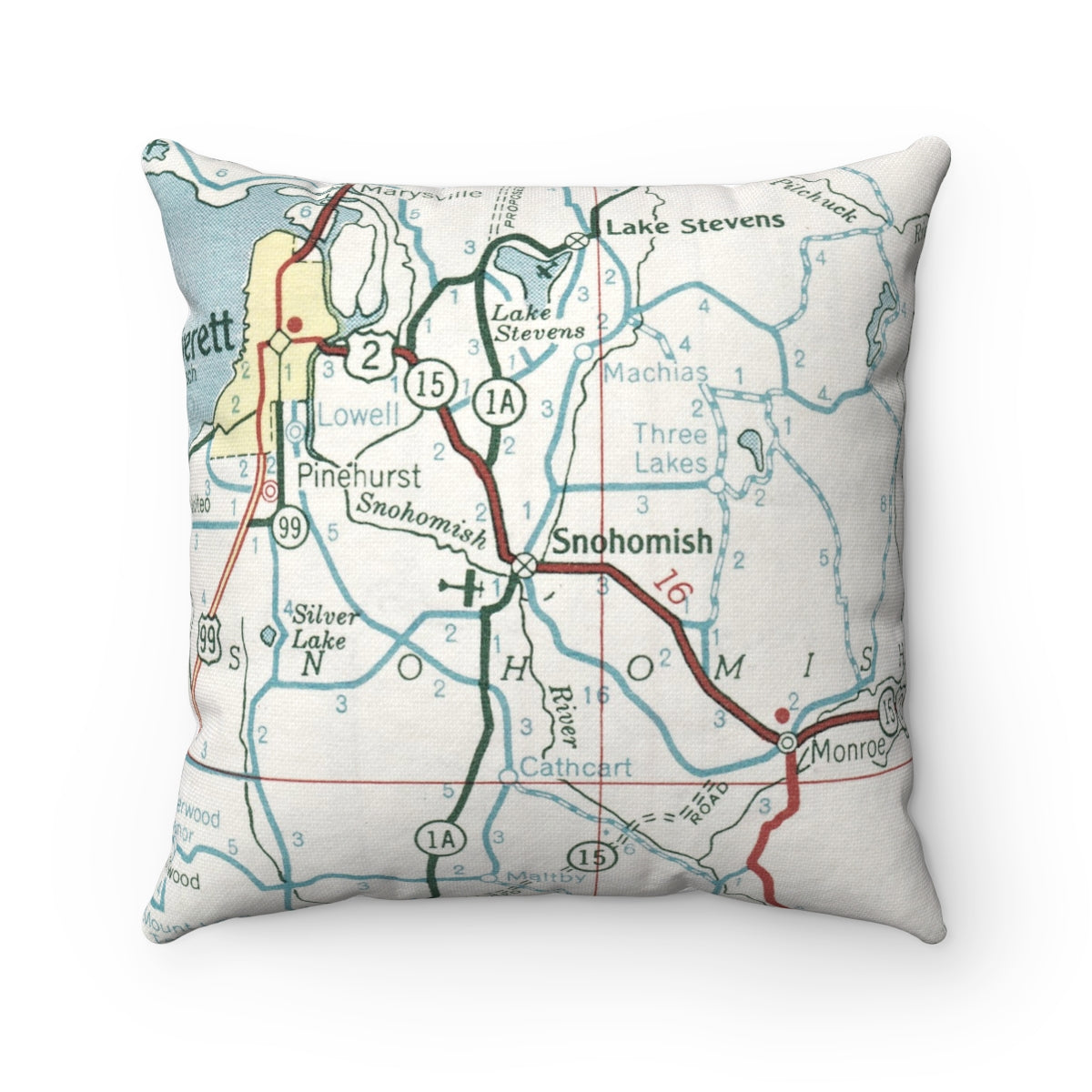 Snohomish Washington pillow