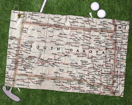 South Dakota golf towel primary image