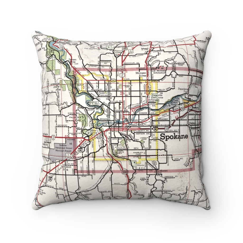 Spokane Washington pillow