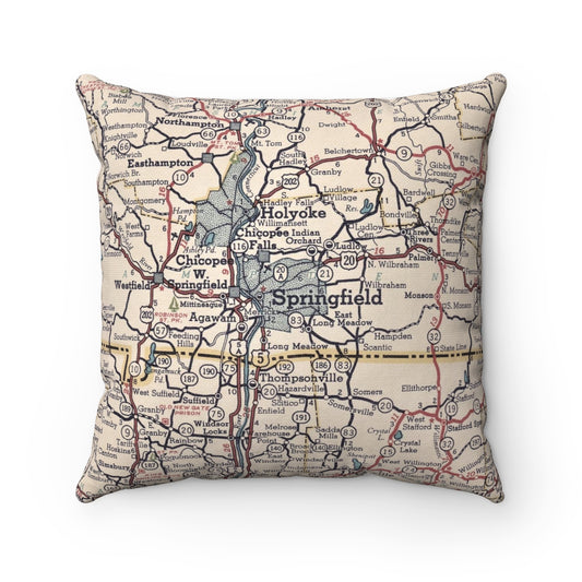 Springfield Massachusetts pillow