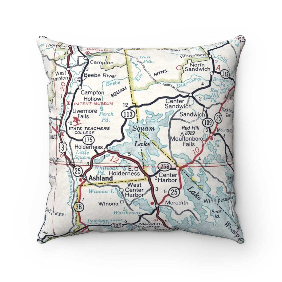 Squam Lake New Hampshire pillow
