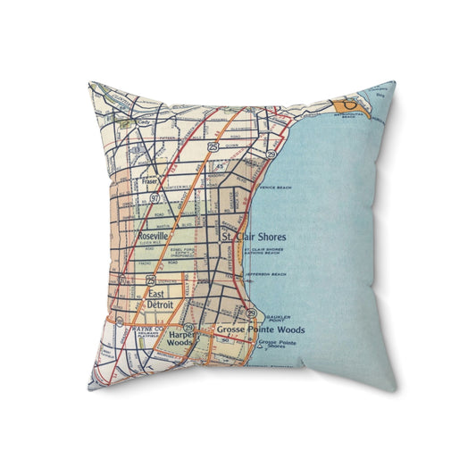 St Clair Shores Michigan pillow
