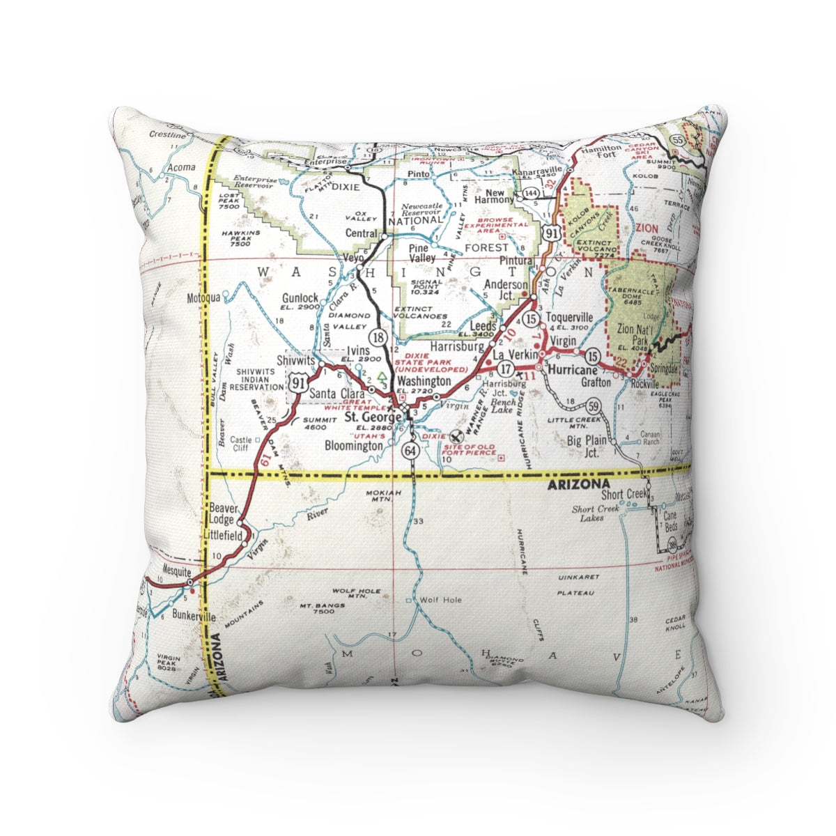 St George Utah pillow