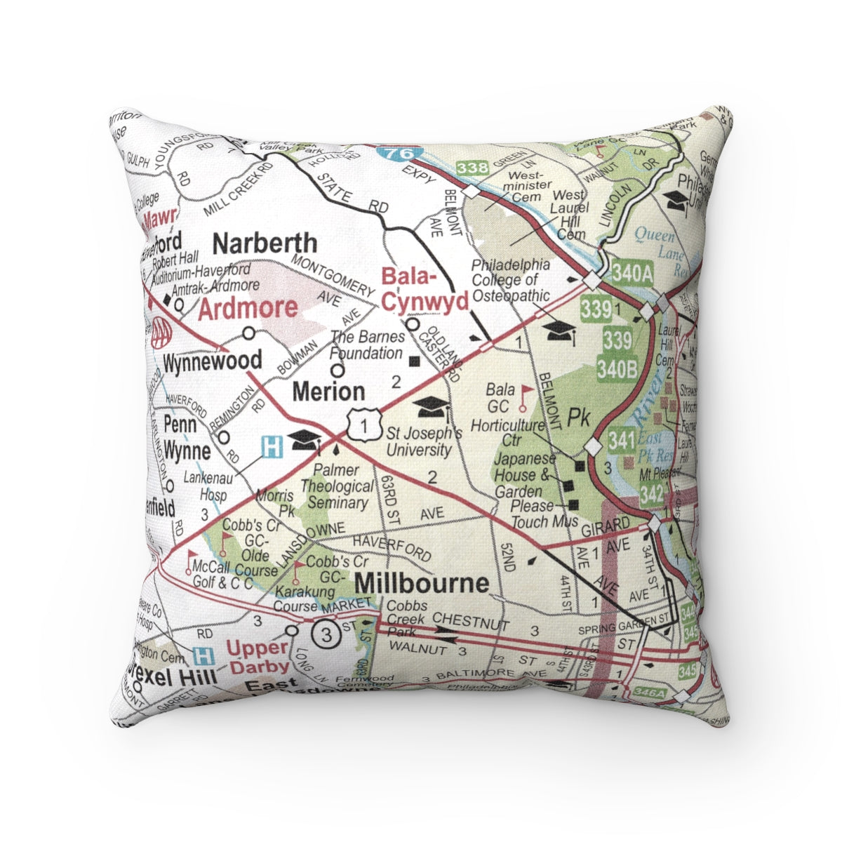 St Josephs University pillow