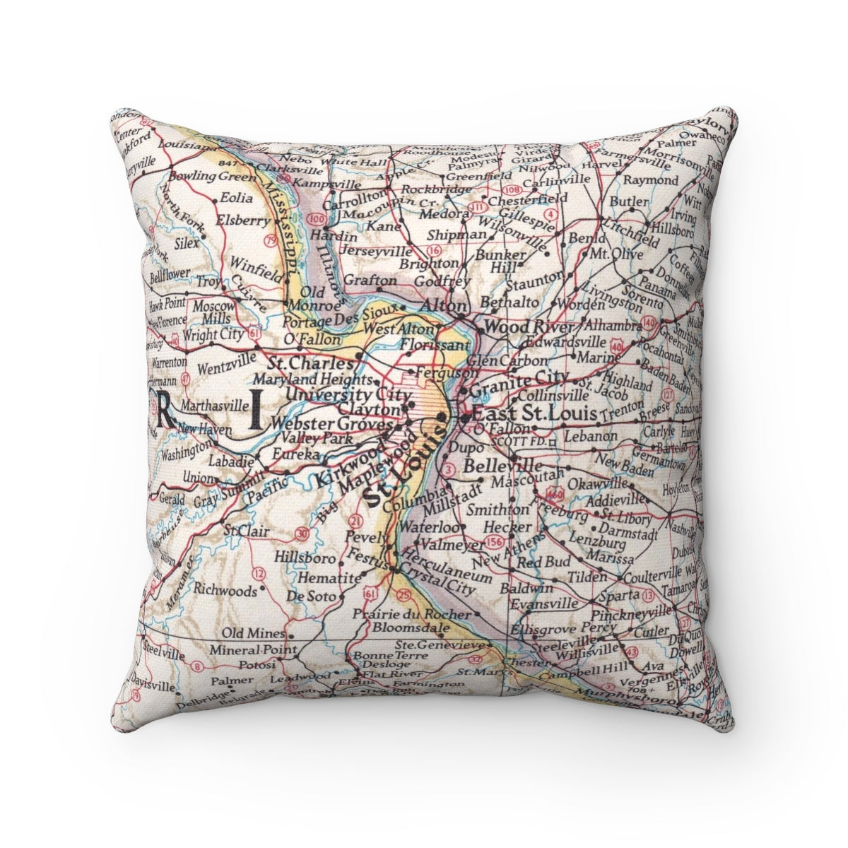St Louis Missouri pillow