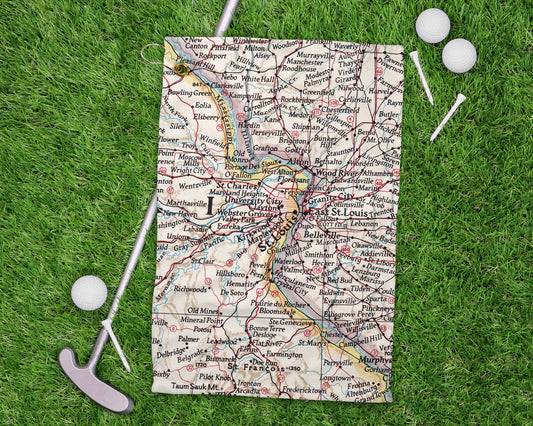 St Louis Missouri golf towel primary image