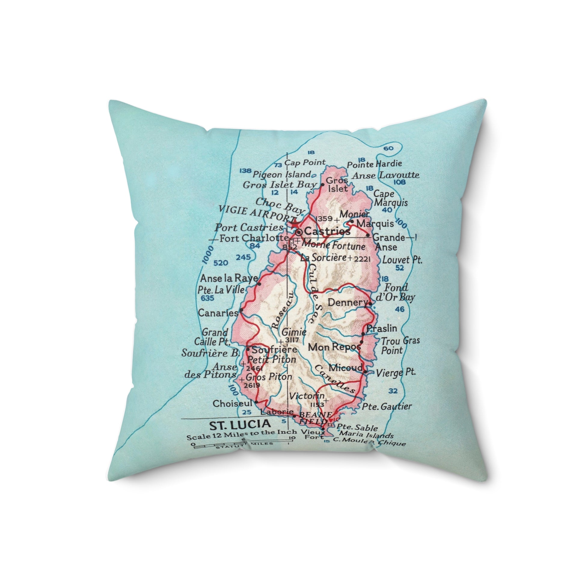 St Lucia pillow