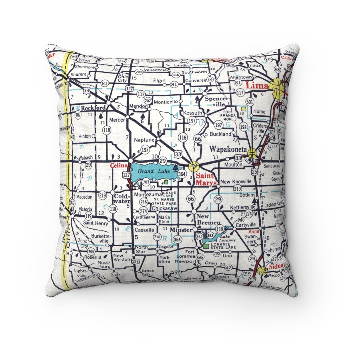 St Marys Ohio pillow