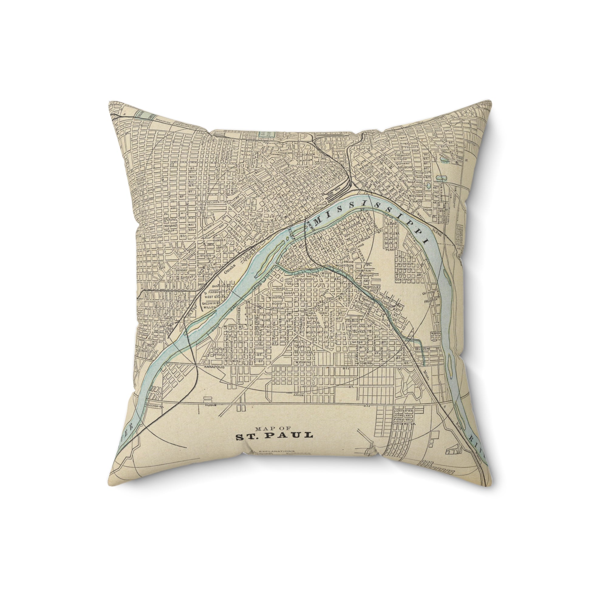 St Paul Minnesota pillow