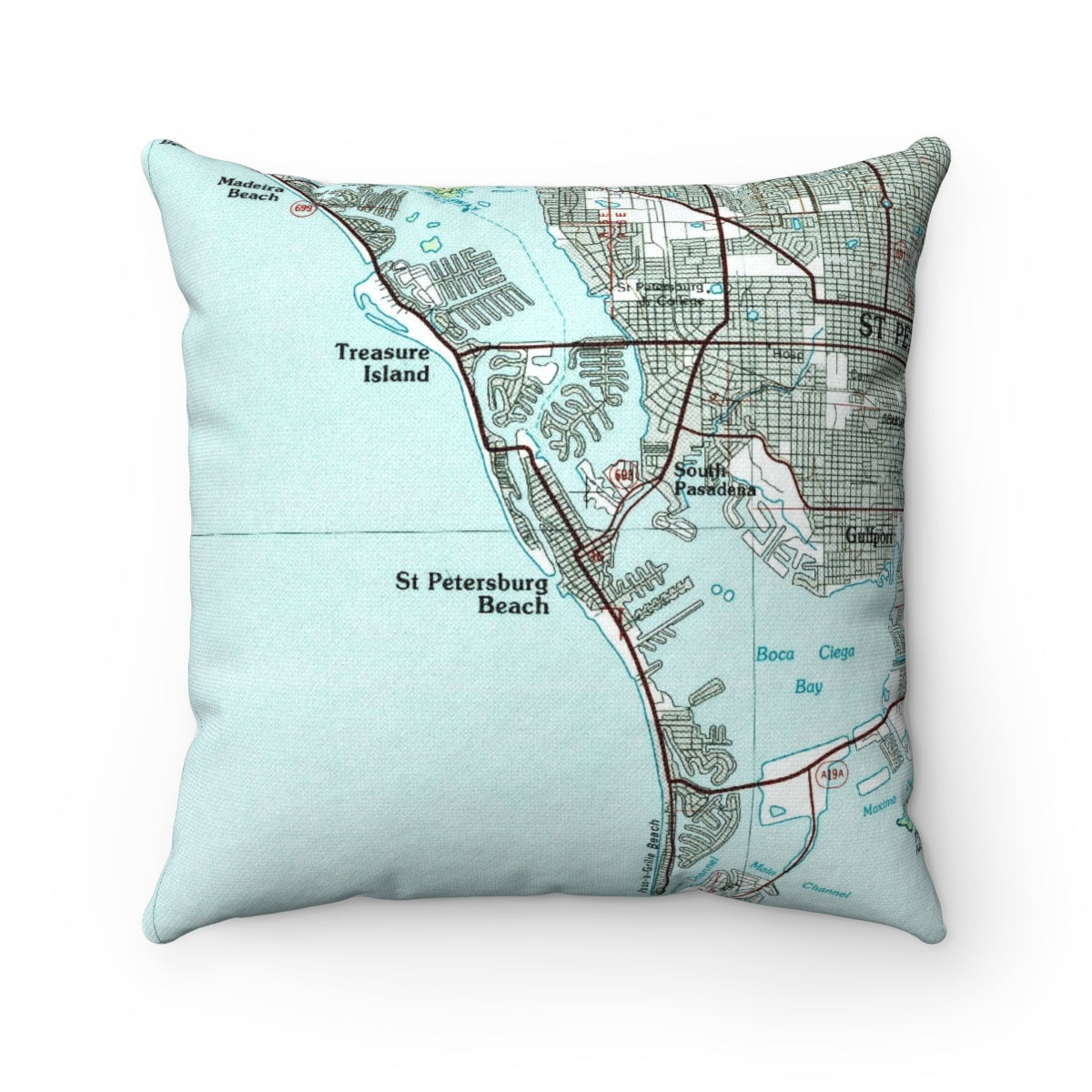 St Petersburg Beach Florida pillow