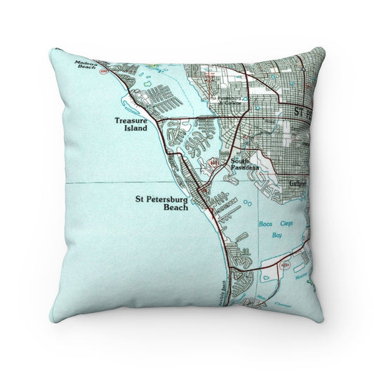 St Petersburg Beach Florida pillow