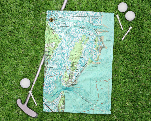 St Simons Island Georgia golf towel primary image