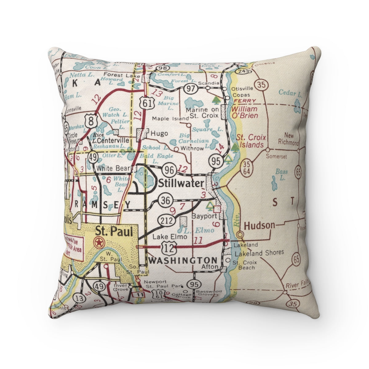 Stillwater Minnesota pillow
