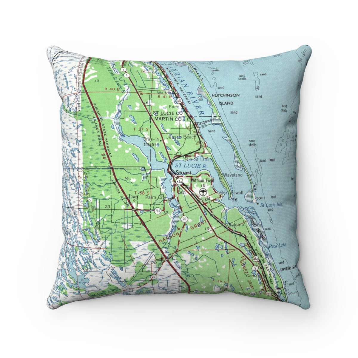 Stuart Florida pillow