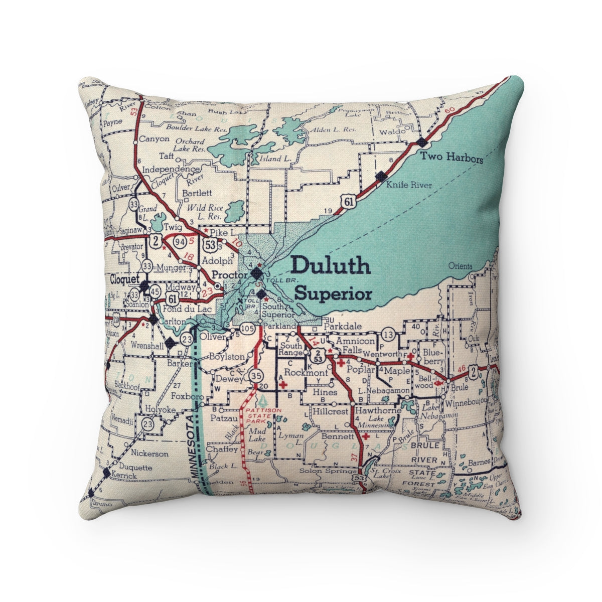 Superior Wisconsin pillow
