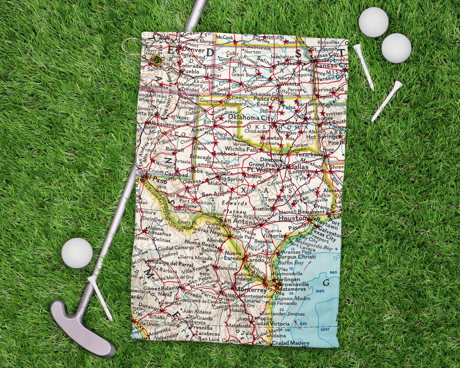 Texas golf towel primary image