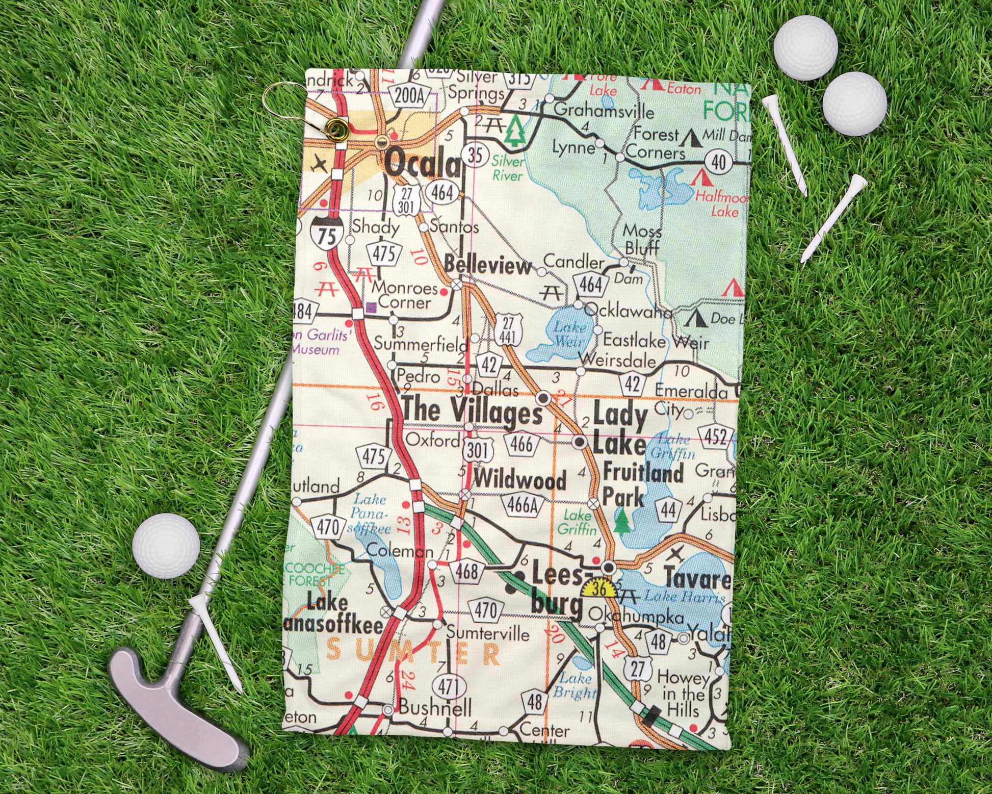 The Villages golf towel primary image