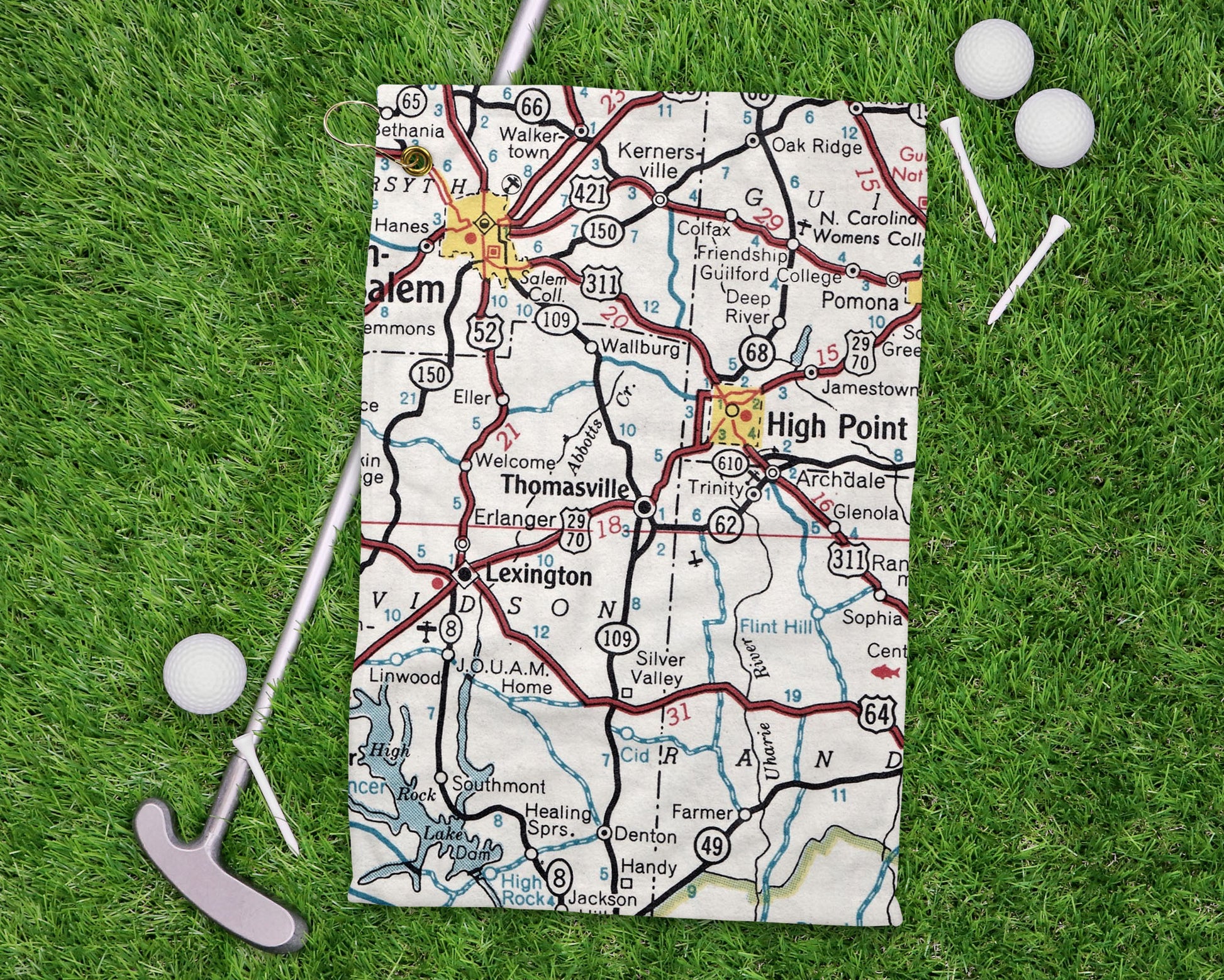 Thomasville North Carolina golf towel primary image