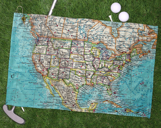 United States golf towel primary image