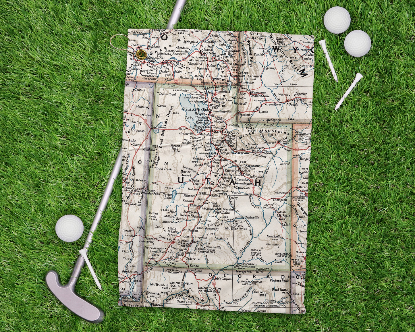 Utah golf towel primary image