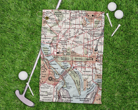 Washington DC golf towel primary image