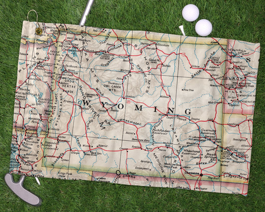 Wyoming golf towel primary image