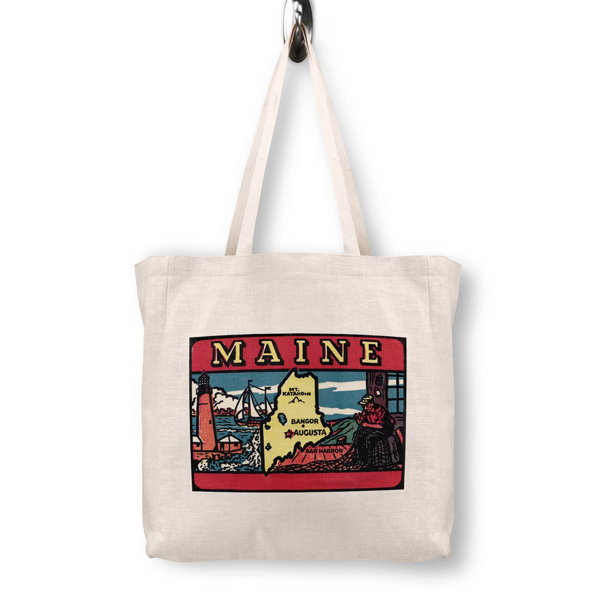 Maine Canvas Tote Bag