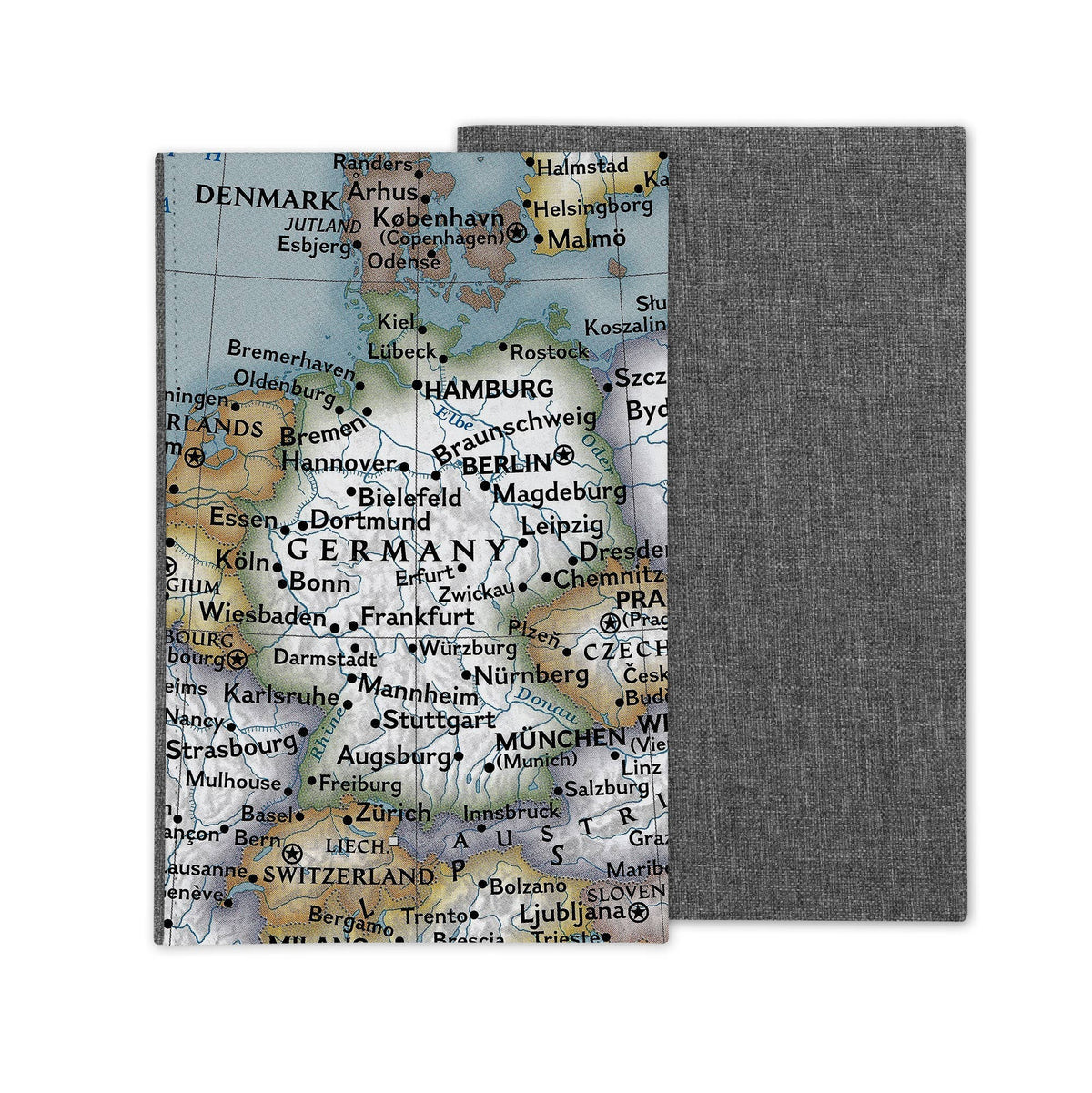 Germany vintage map journal