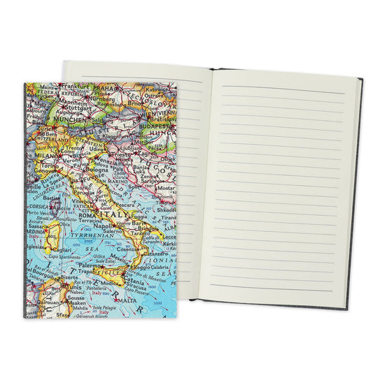 Italy Vintage Map Travel Journal
