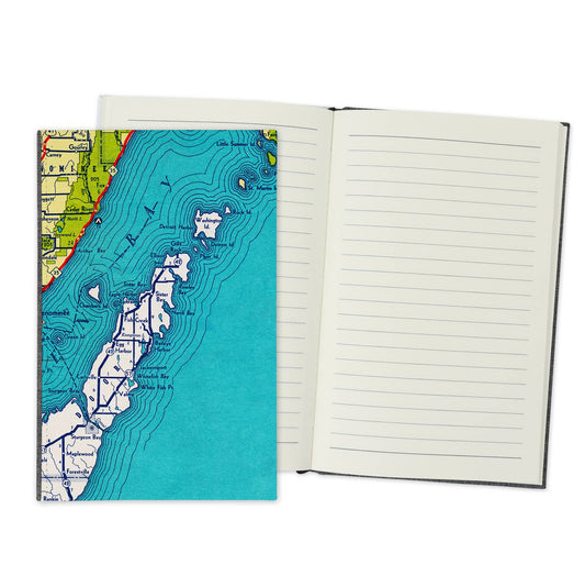 Door County Wisconsin Vintage Map Travel Journal