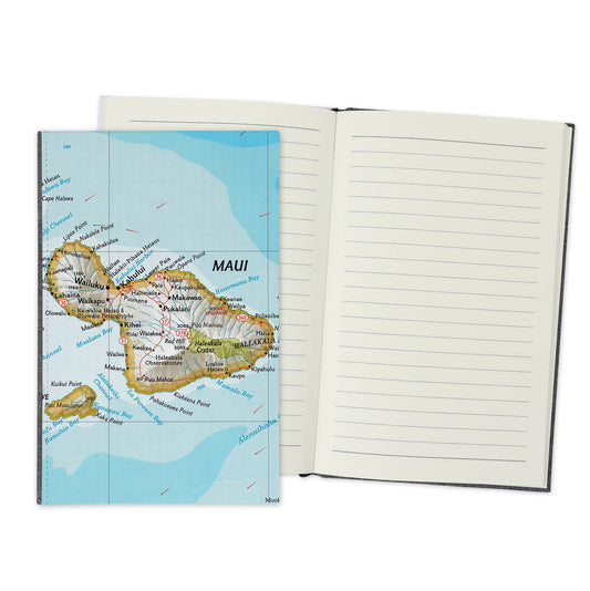 Maui Hawaii Vintage Map Travel Journal