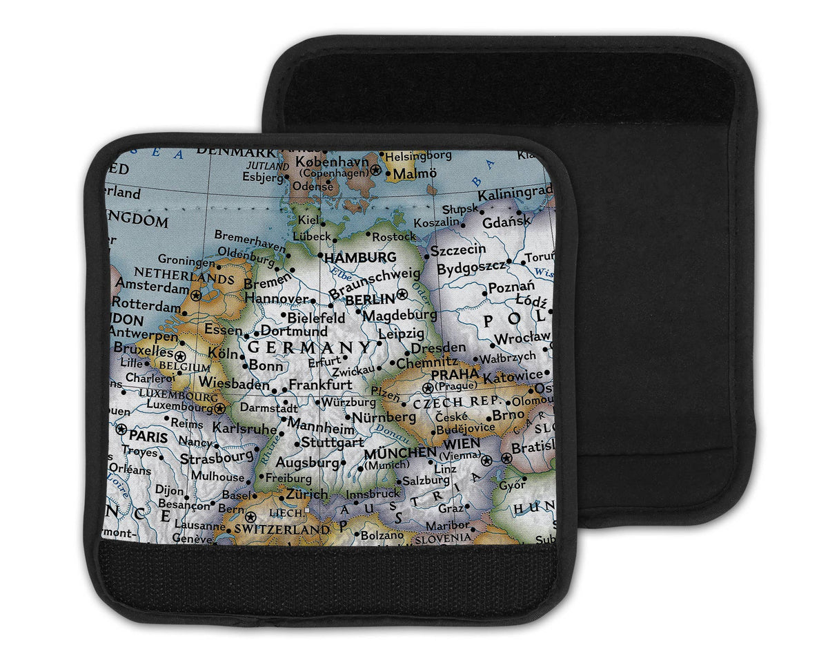 Germany Map Luggage Tag and Handle Wrap view 4