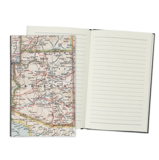 Arizona Vintage Map Travel Journal