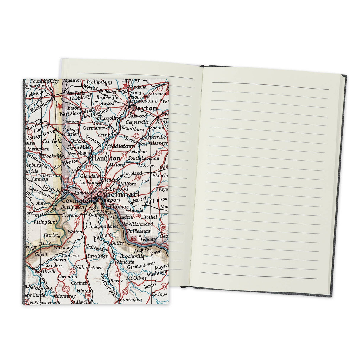 Cincinnati Ohio Vintage Map Travel Journal