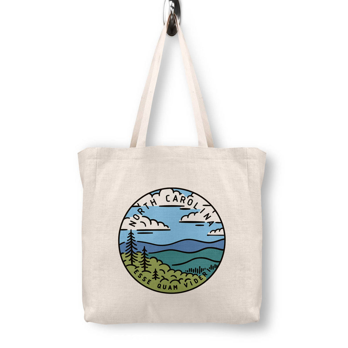 North Carolina Canvas Tote Bag