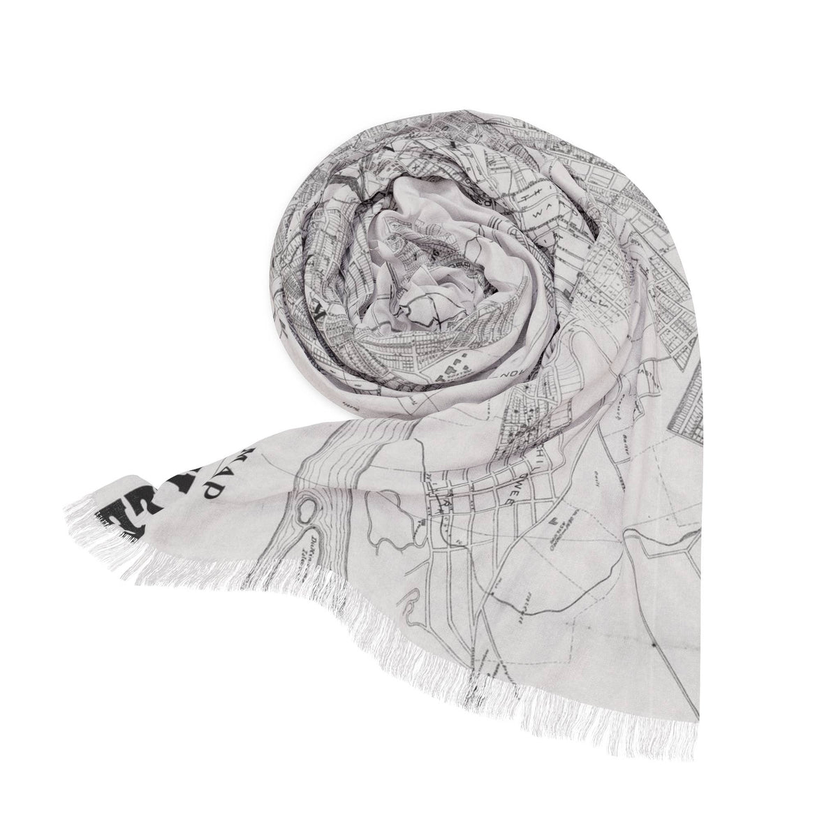 Knoxville Tennessee Map Travel Scarf