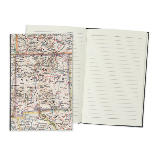 New Mexico Vintage Map Travel Journal
