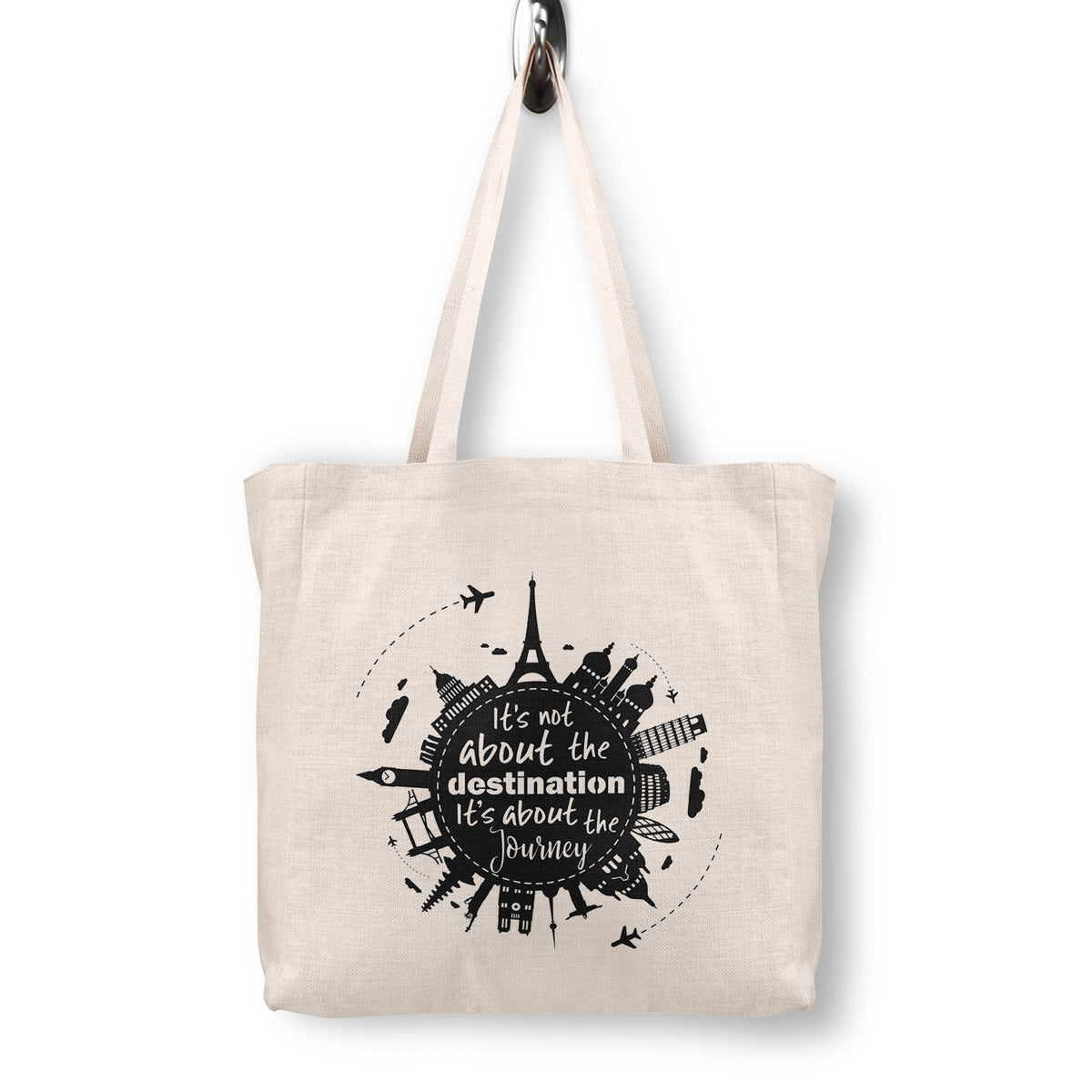 Wanderlust Traveler Canvas Tote Bag