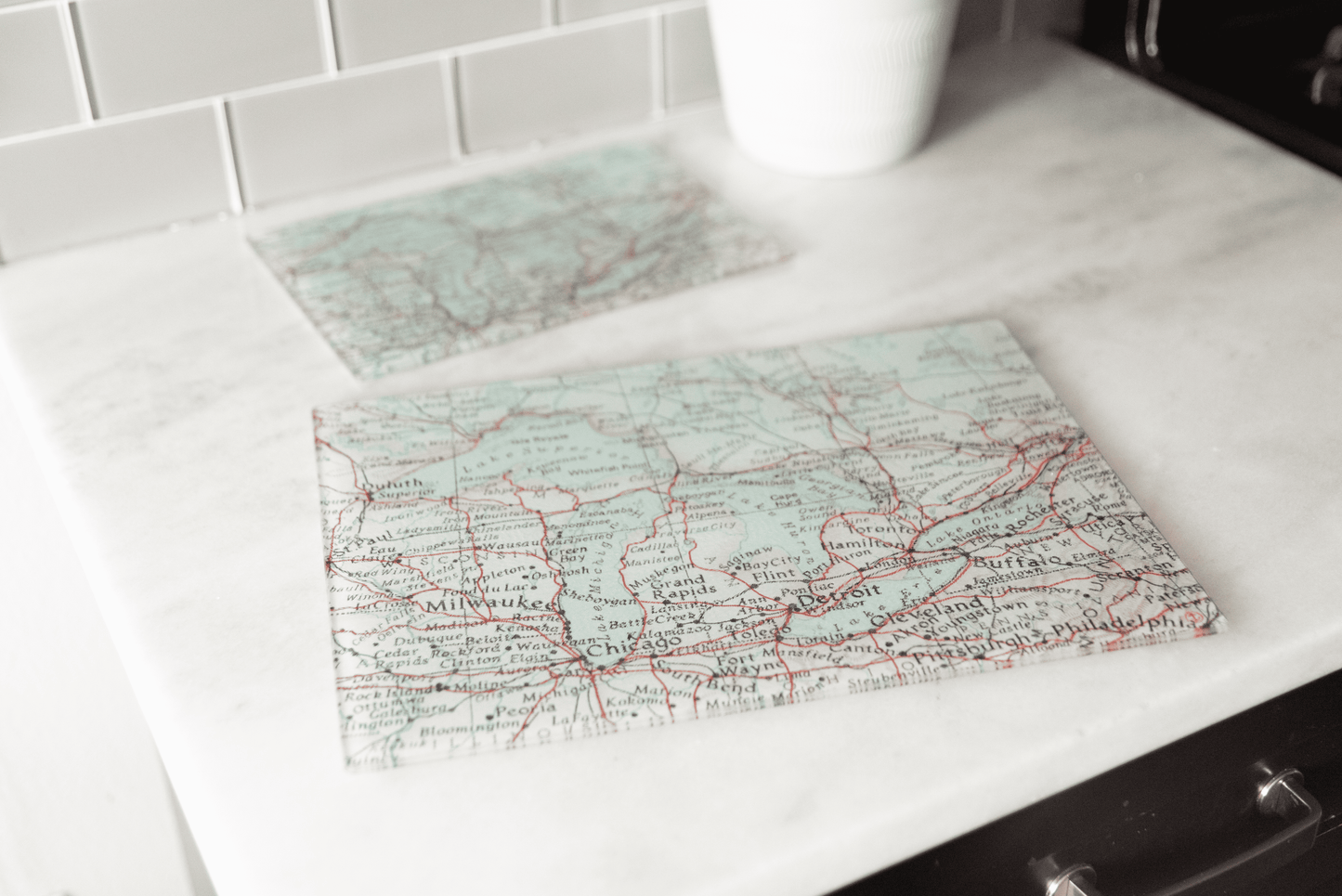 Custom Map Cutting Board | Personalized Cheese Board Charcuterie | Made to Order