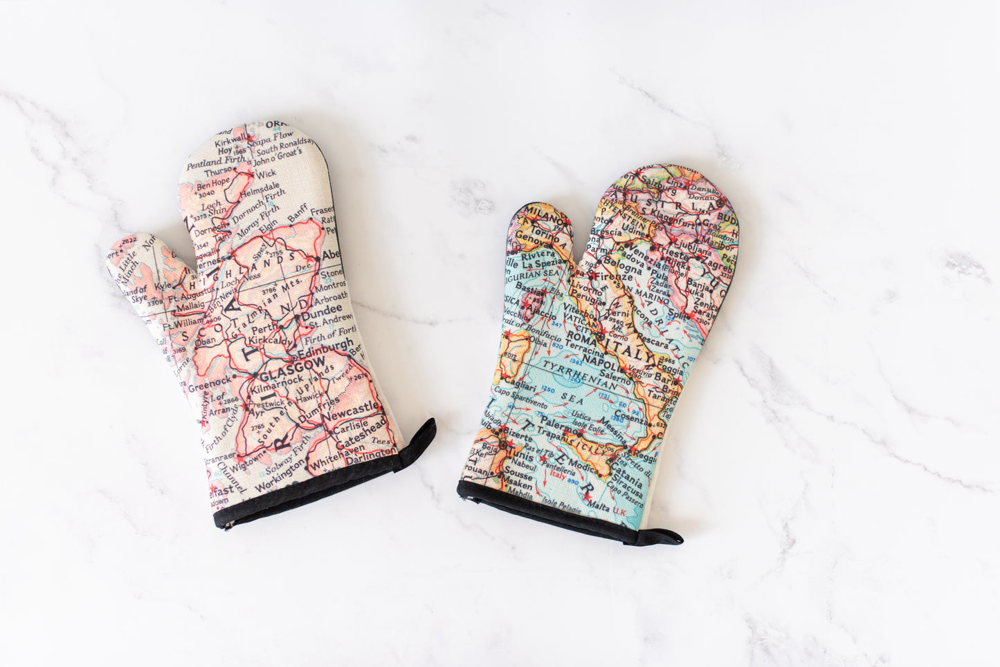 Key West Florida Vintage Map Oven Mitt