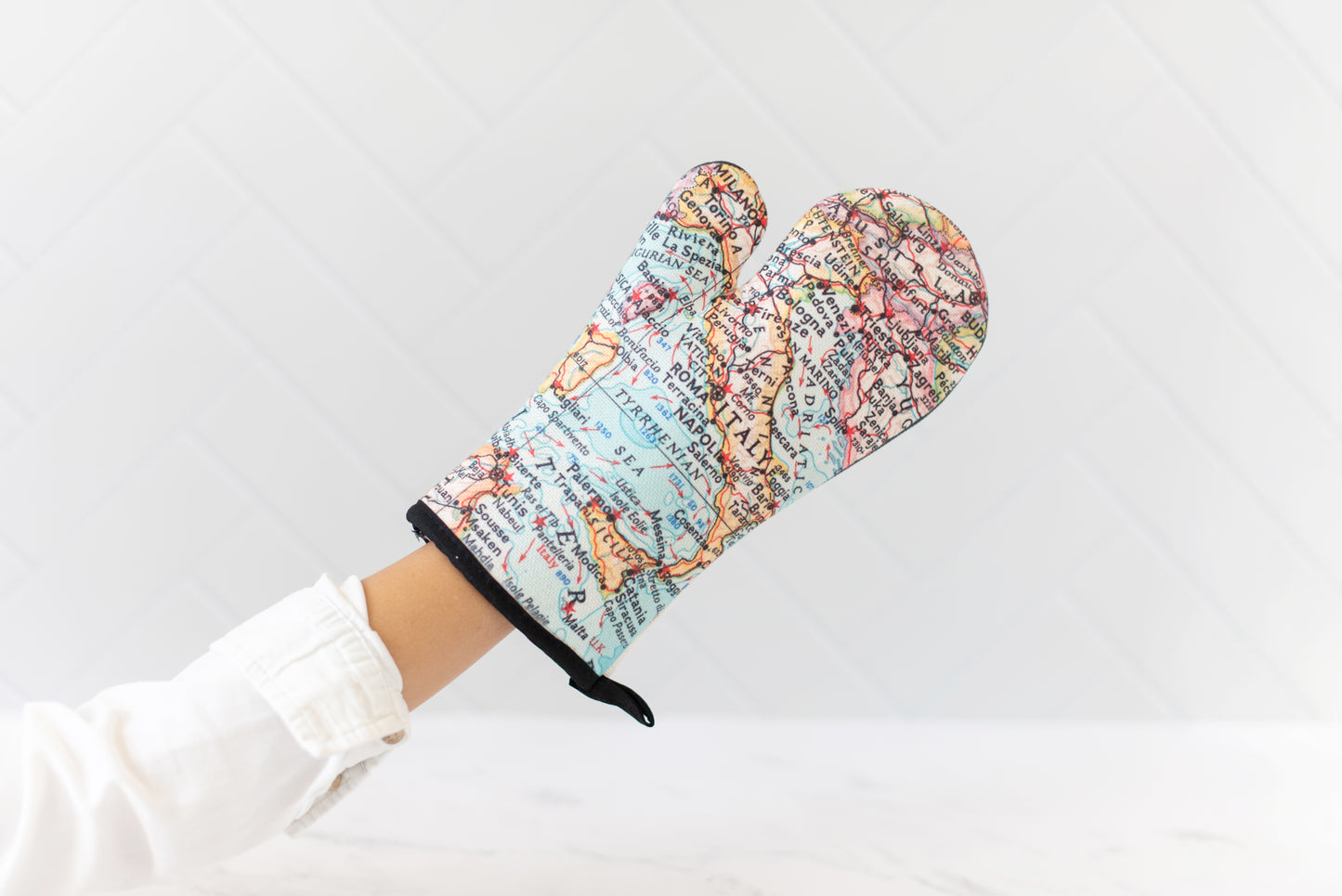 Key West Florida Vintage Map Oven Mitt