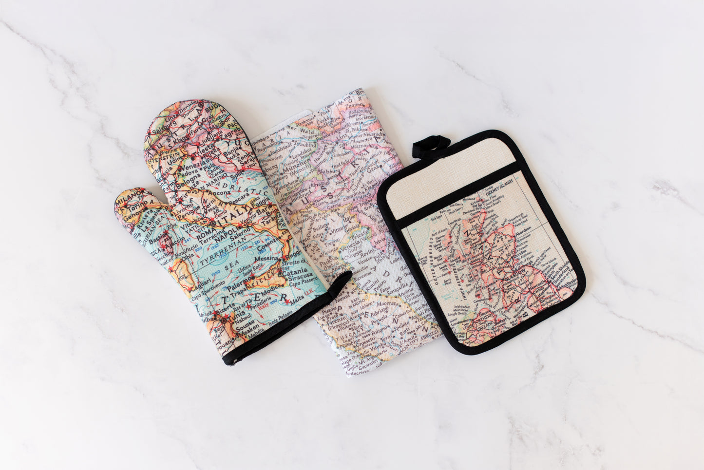 Bronx New York Vintage Map Oven Mitt Pot Holder
