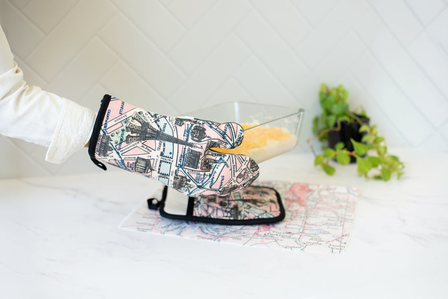 Key West Florida Vintage Map Oven Mitt