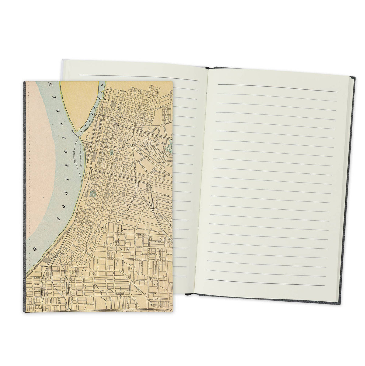 Memphis Tennessee Vintage Map Travel Journal