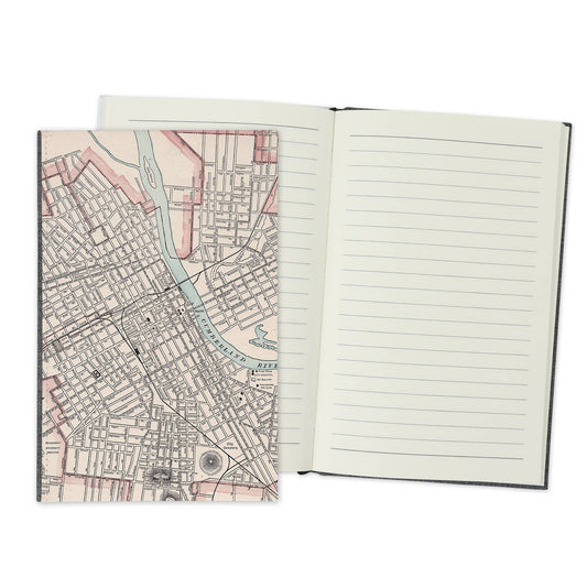 Nashville Tennessee Vintage Map Travel Journal