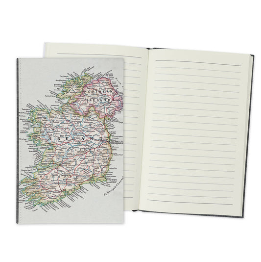 Ireland Vintage Map Travel Journal