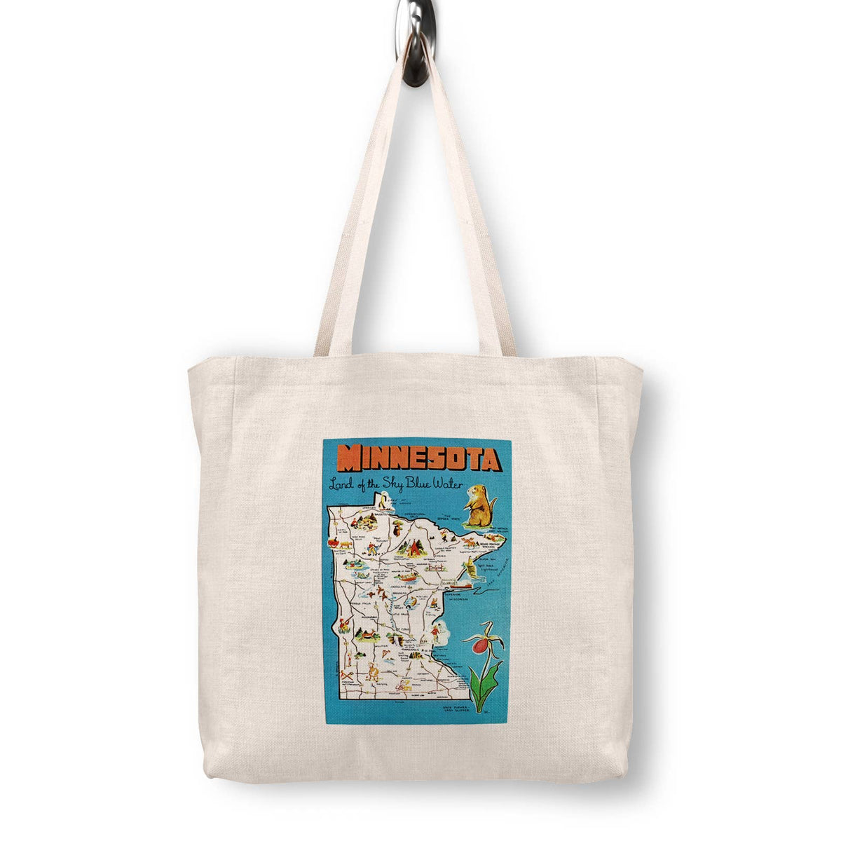 Minnesota Canvas Tote Bag
